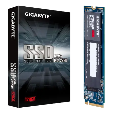 Disco Sólido SSD M.2 GIGABYTE 128GB 2280 PCIe 3.0 x4 NVME 1.3 1550MB/s